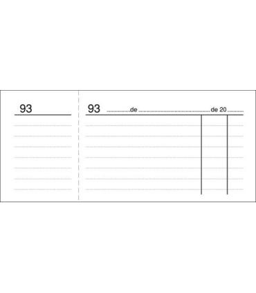 TALONARIO CAJA 3 DE 4º NUMERA LOAN BLANC