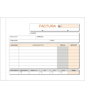 TALONARIO FACTURAS 8º APDO DUPLI LOAN