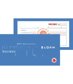 TALONARIO RECIBOS DUPLICADO LOAN