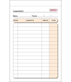 TALONARIO CAMAREROS BOLSILLO TRIPL. LOAN