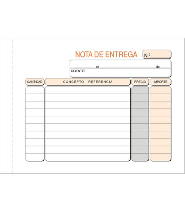 TALONARIO ENTREGAS 8º APAISADO LOAN