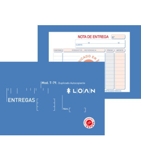 TALONARIO ENTREGAS 8º APDO DUPLI LOAN