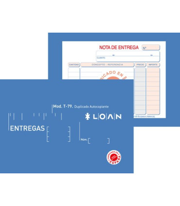 TALONARIO ENTREGAS 8º APDO DUPLI LOAN