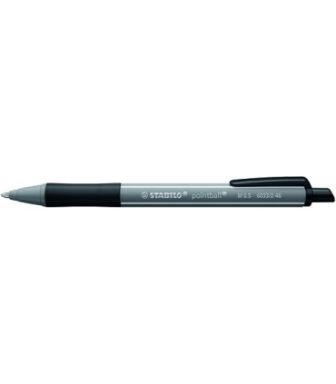 BOLIGRAFO STABILO POINTBALL GRIS OSCURO