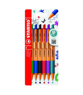 BOLIGRAFO STABILO POINTBALL CAJA 6
