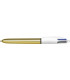 BOLIGRAFO 4 COL.BIC SHINE GOLD
