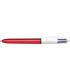 BOLIGRAFO 4 COL.BIC SHINE RED