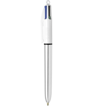 BOLIGRAFO 4 COL.BIC SHINE SILVER