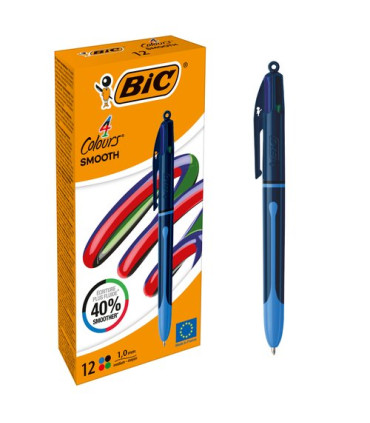 BOLIGRAFO 4 COL.BIC SMOOTH DROP