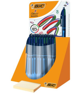 BOLIGRAFO 4 COL.BIC SMOOTH DROP EXP.30