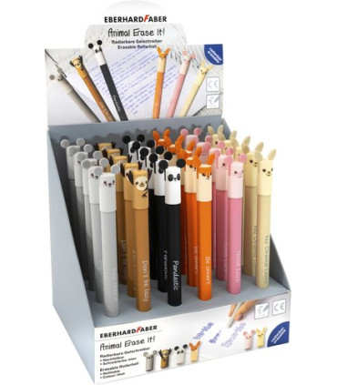 BOLIGRAFO BORRABLE FABER ANIMALES EXP.36