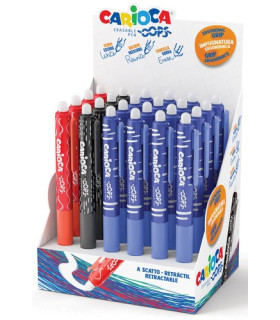 BOLIGRAFO RET.BORRABLE CARIOCA OOPS E.24