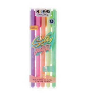 ROLLER MOOVING GEL COLORES PASTEL B/5