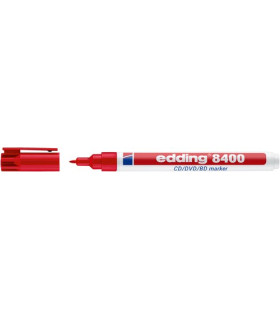 ROTUL.EDDING 8400 para CD  ROJO