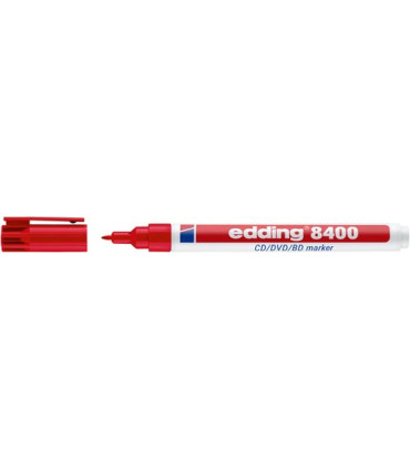 ROTUL.EDDING 8400 para CD  ROJO