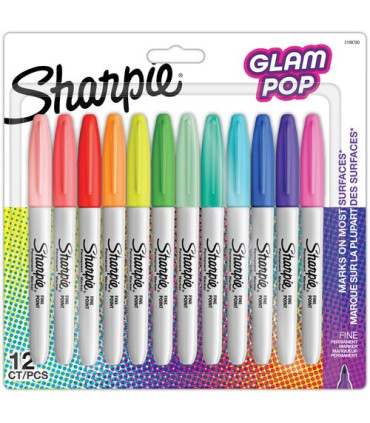 ROTUL.PAPERMATE SHARPIE GLAM B/12