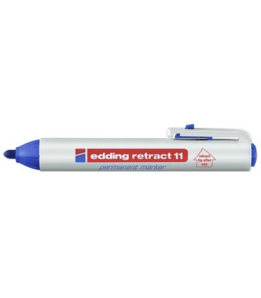 ROTUL.EDDING RETRACT 11 AZUL