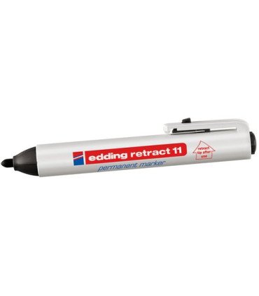 ROTUL.EDDING RETRACT 11 NEGRO
