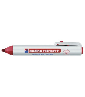 ROTUL.EDDING RETRACT 11 ROJO