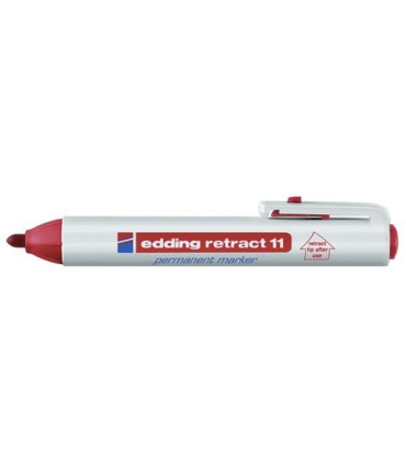 ROTUL.EDDING RETRACT 11 ROJO