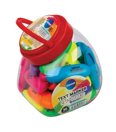 MARCADOR FLUOR CENTRUM MINI NEON EX.36