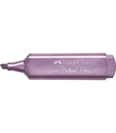 ROTUL.FLUOR FABER CASTELL 1546 MET.RUBI