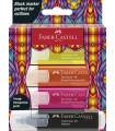 ROTUL.FLUOR FABER CASTELL 1546 NEON P/4