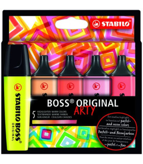 ROTUL. FLUOR. BOSS ARTY LINE CALIDO E/5