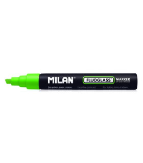 ROTULAD.PIZARRA MILAN FLUOGLASS VERDE