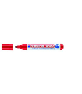 ROTUL.PIZAR.EDDING 660  ROJO