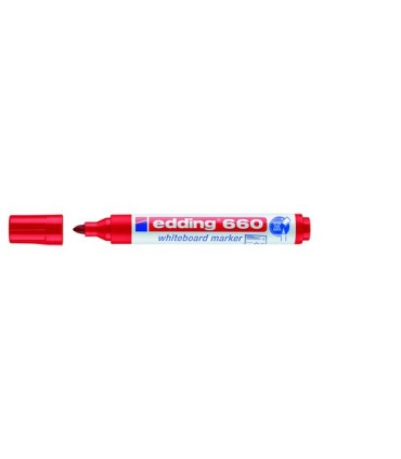 ROTUL.PIZAR.EDDING 660  ROJO