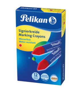 CERA MARCAD.PELIKAN DURA ROJO (Cj.12)