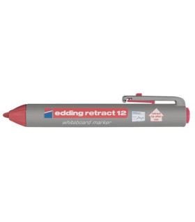 ROTUL.PIZAR.EDDING RETRACT 12 ROJO