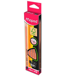 LAPIZ MAPED BLACK  PEPS - HB