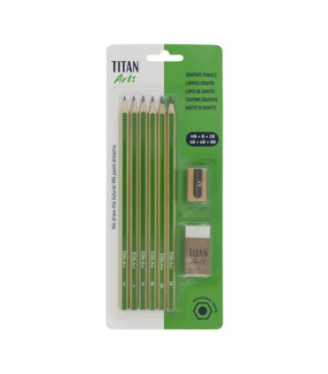 LAPIZ TITAN AC ECO (HB-B-2B-4B-6B-8B) SE
