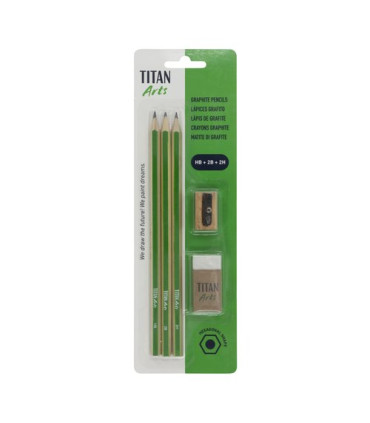 LAPIZ TITAN AC ECO (HB-2H-2B) SET 3