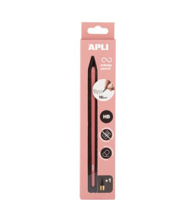 LAPIZ INFINITO APLI GRAFITO HB ROSA