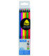 LAPICES MILAN FLUOR MADERA NEGRA EST.6