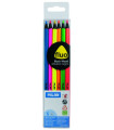 LAPICES MILAN FLUOR MADERA NEGRA EST.6