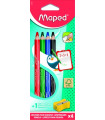 LAPIZ MARCADOR MAPED PIZARRA SET 5 PZS