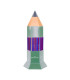 LAPIZ ofic.FABER BICOLOR FINO 2160 (120)