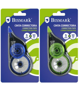 CORRECTOR CINTA BISMARK 5 mm x 12 m
