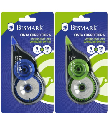 CORRECTOR CINTA BISMARK 5 mm x 12 m