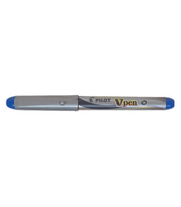 PLUMA PILOT V-PEN SILVER tinta AZUL