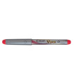 PLUMA PILOT V-PEN SILVER tinta ROJA