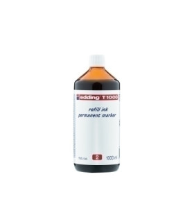 TINTA ROTUL.EDDING 1 litro T1000 ROJO