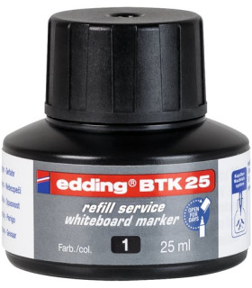 TINTA ROTUL.EDDING PIZ.25 ml BTK25 NEGRO