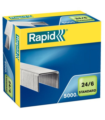 GRAPAS RAPID STANDARD 24/6 GALV.cj.5000