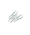 CLIP FOROFIS Nº2 TRIANG. NIQUEL. C/100