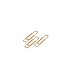 CLIP FOROFIS Nº2 (33 mm) DORADO C/ 100
